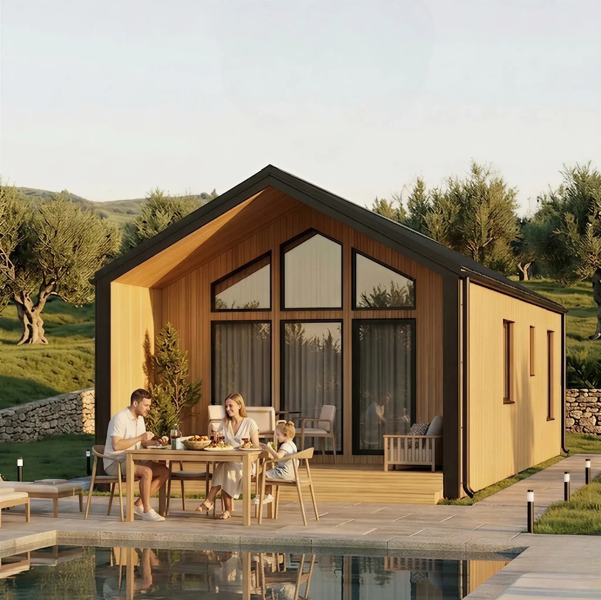 barn house for family living
