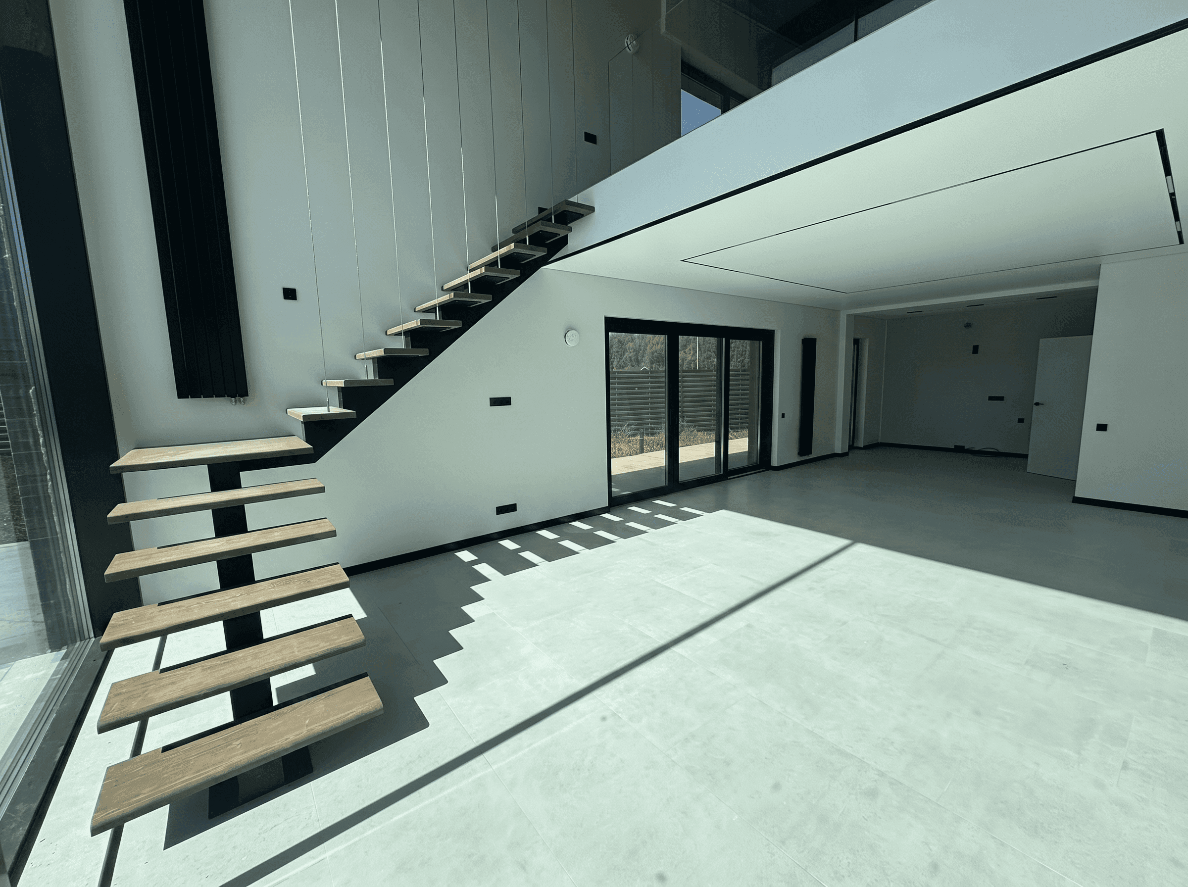 Minimalist interior staircase