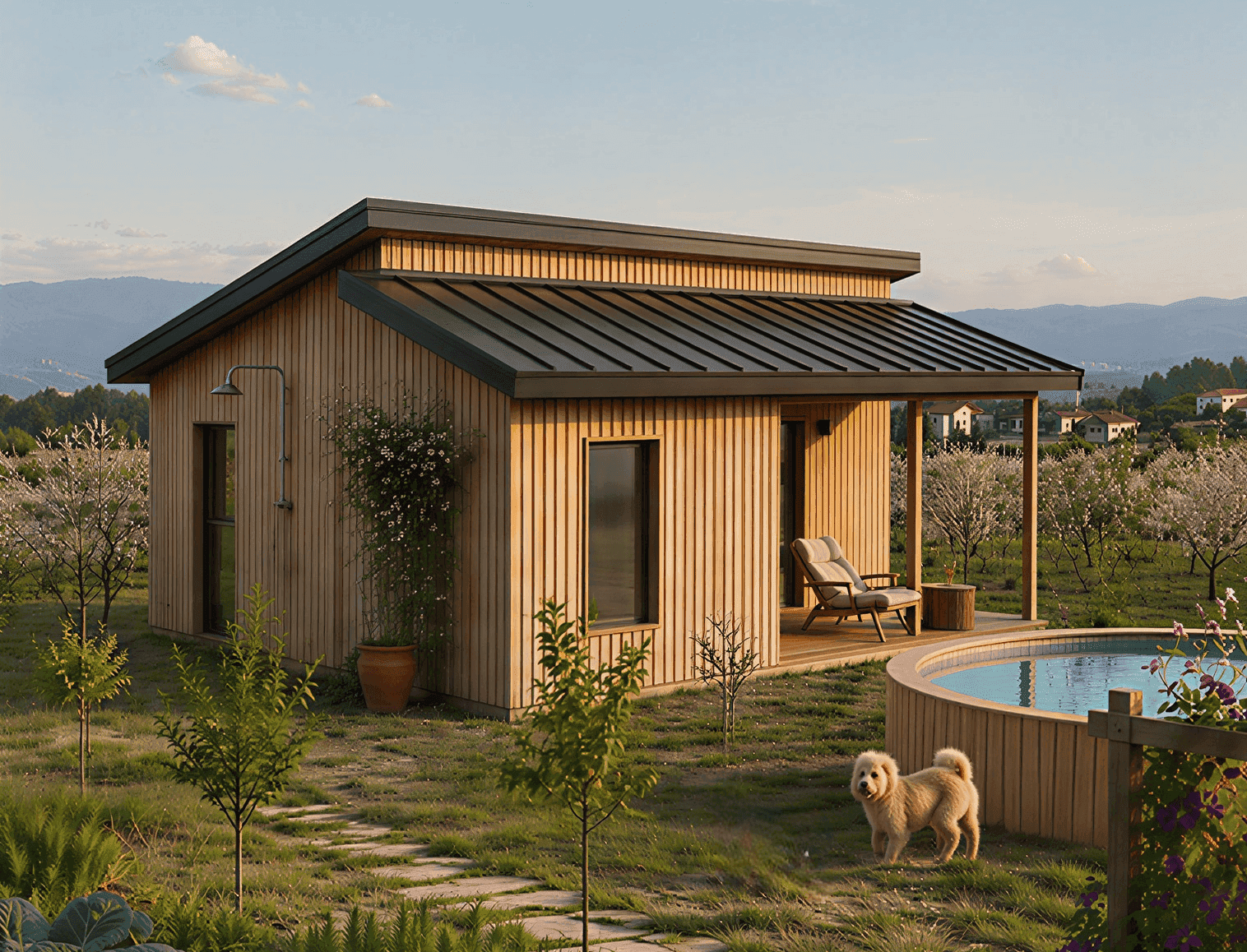 tiny house living and growing own food