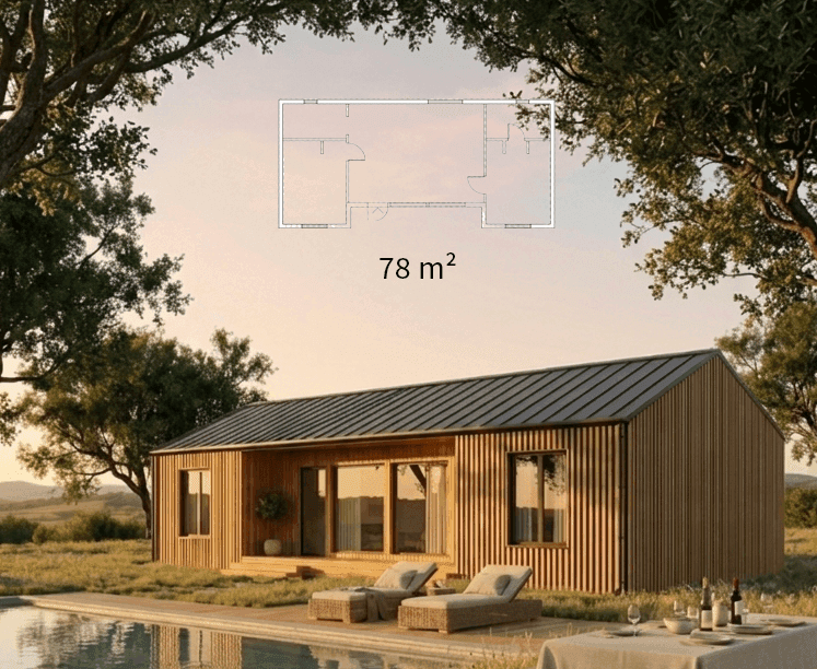 wooden barn house